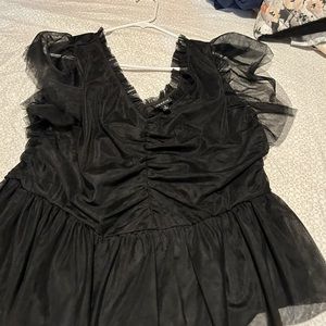 Black dressy top size 2.